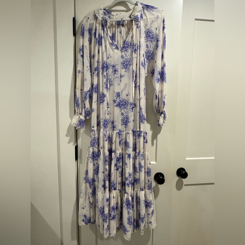 Free people feeling groovy maxi dress size small